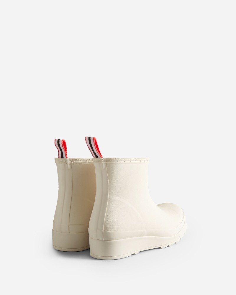 Botas Wellington Hunter Play Shearling Insulated Short Feminino Branco | 309302021
