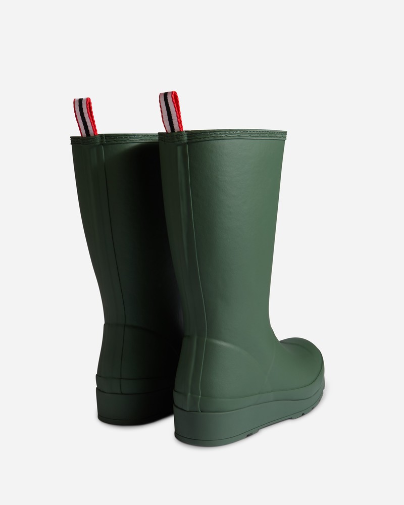 Botas Wellington Hunter Play Shearling Insulated Tall Feminino Verdes | 298331852