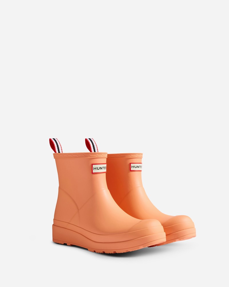 Botas Wellington Hunter Play Short Feminino Laranja | 223595684