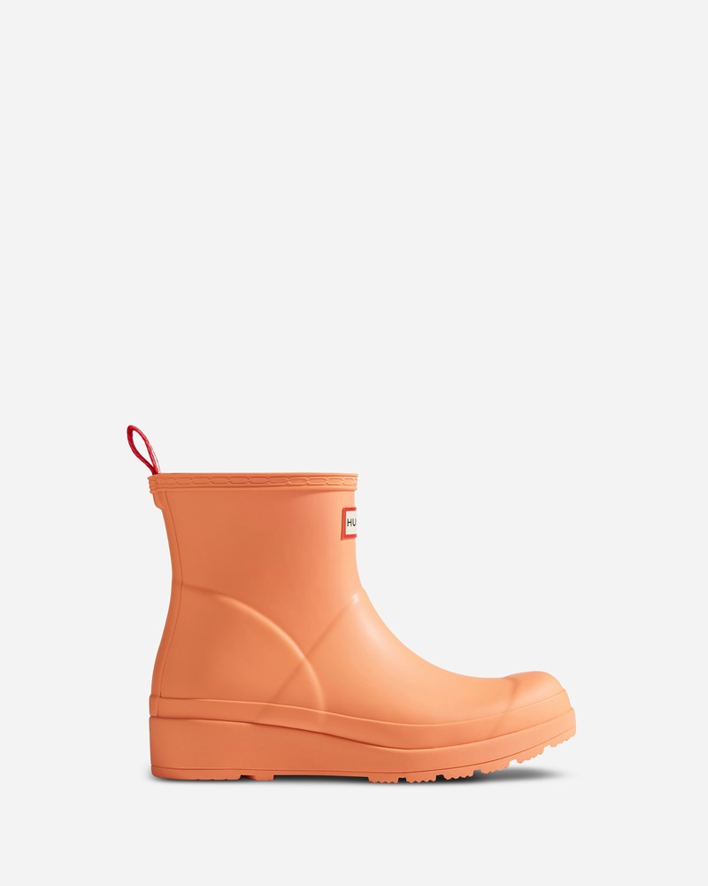Botas Wellington Hunter Play Short Feminino Laranja | 223595684