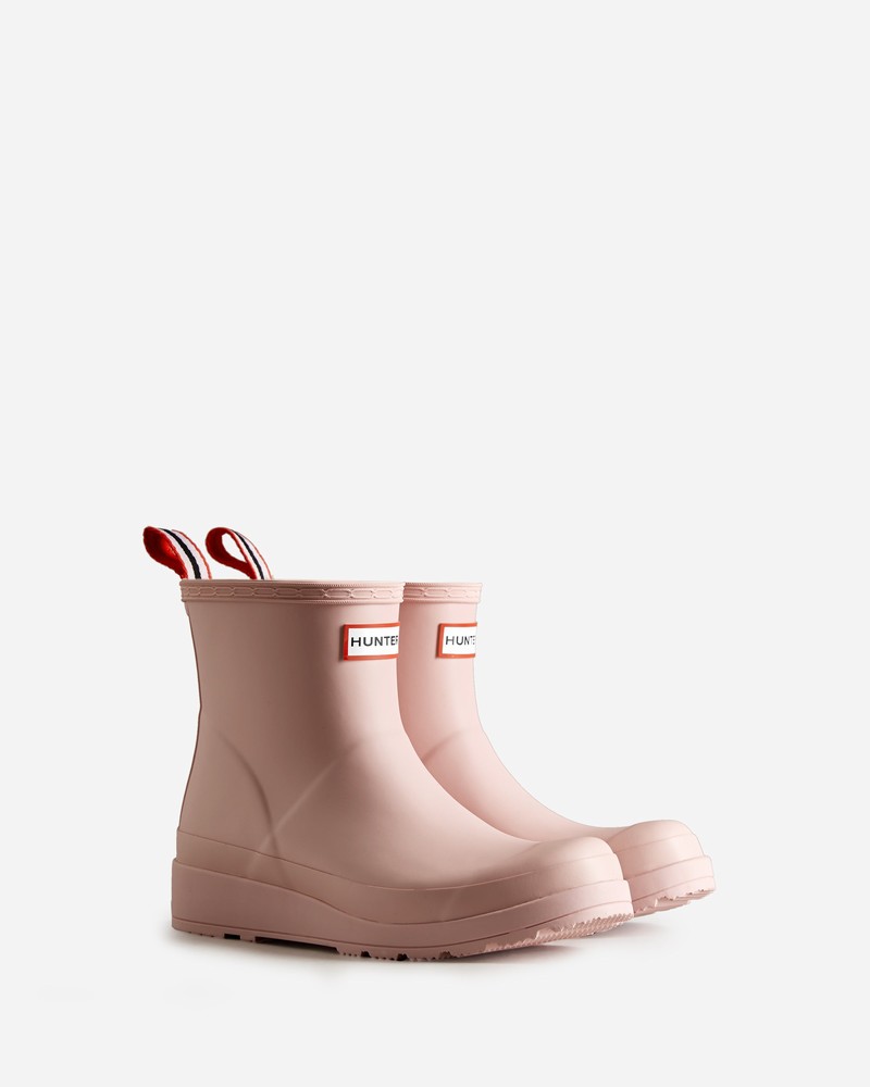 Botas Wellington Hunter Play Short Feminino Rosa | 491164422