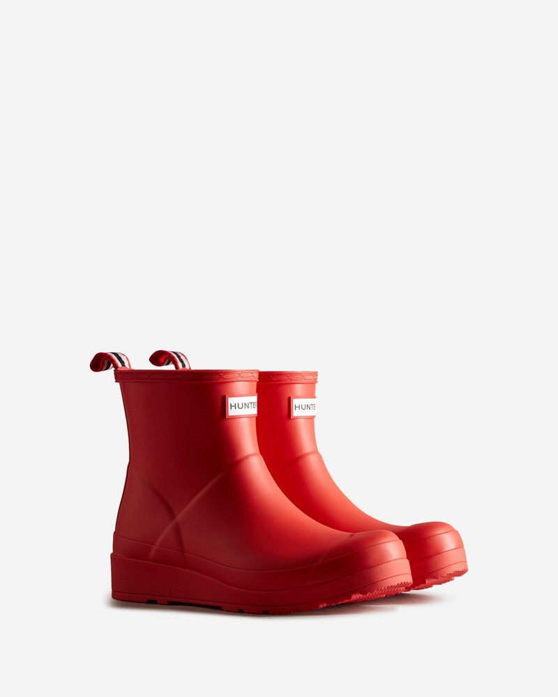 Botas Wellington Hunter Play Short Feminino Vermelhas | 782264018