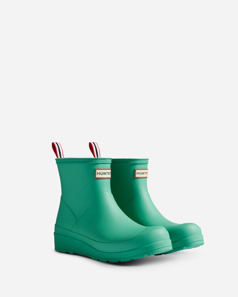Botas Wellington Hunter Play Short Feminino Verdes | 158663820