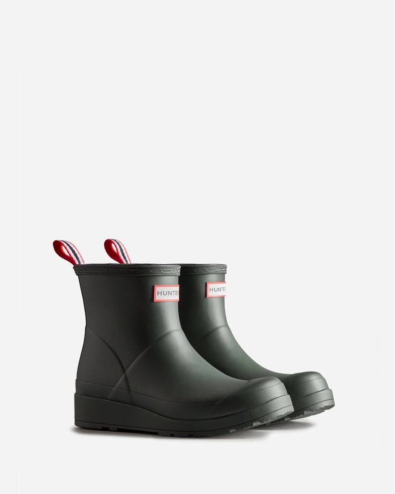 Botas Wellington Hunter Play Short Feminino Verdes | 406946244