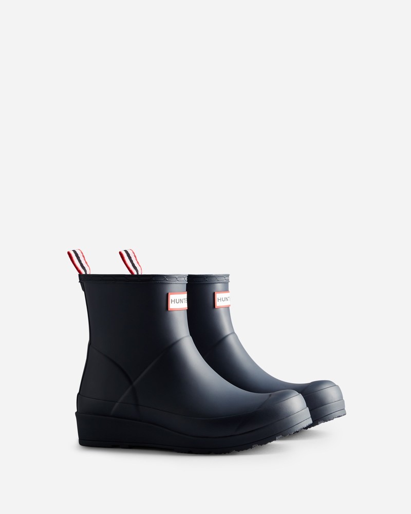 Botas Wellington Hunter Play Short Feminino Azul Marinho | 497625356