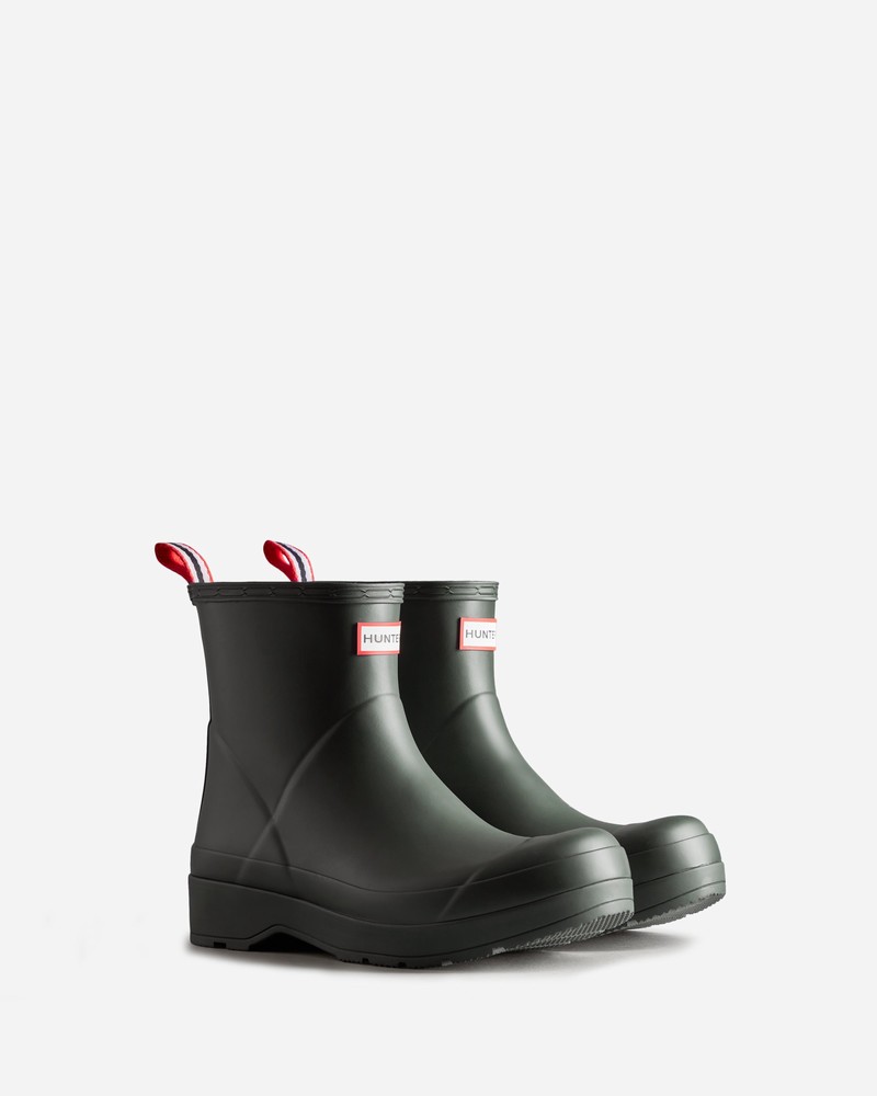 Botas Wellington Hunter Play Short Masculino Verdes | 102778376