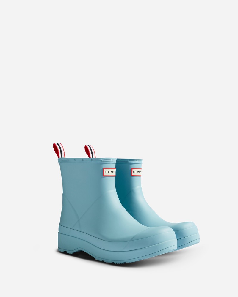 Botas Wellington Hunter Play Short Masculino Turquesa | 859589947