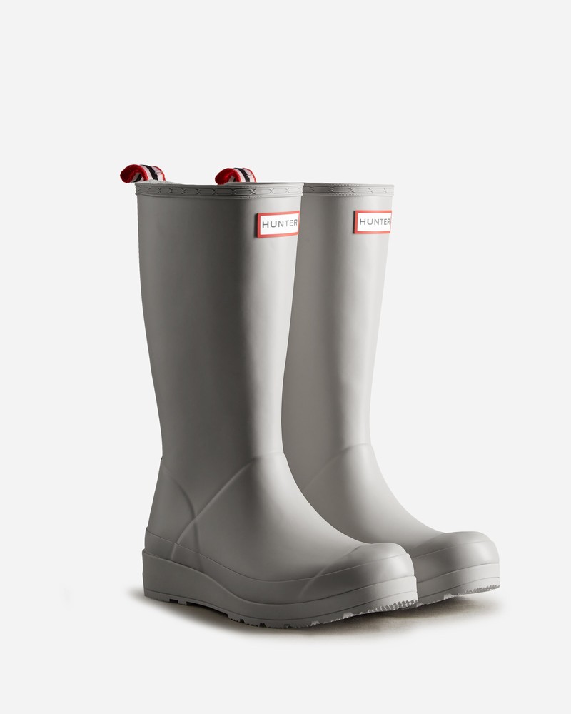 Botas Wellington Hunter Play Tall Feminino Cinzentas | 619227384