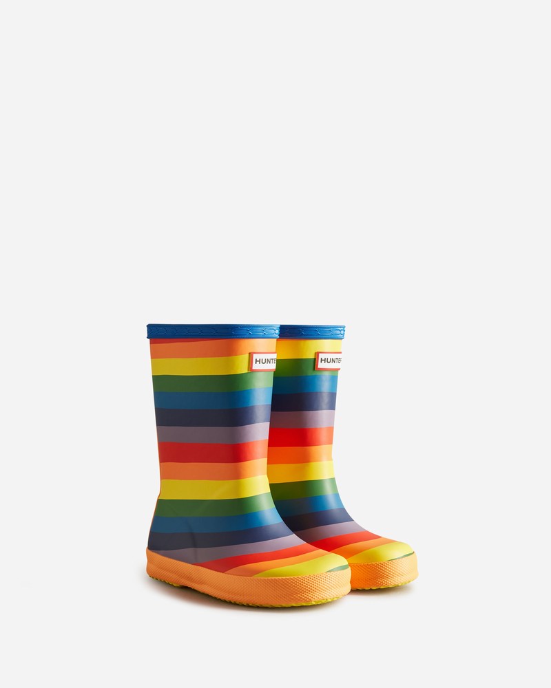 Botas Wellington Hunter Rainbow Criança Multicoloridas | 513481538