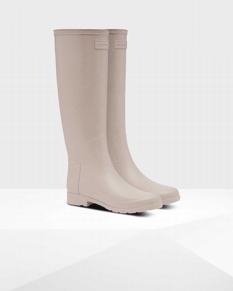 Botas Wellington Hunter Refined Slim Fit Tall Feminino Cinzentas | 596612261
