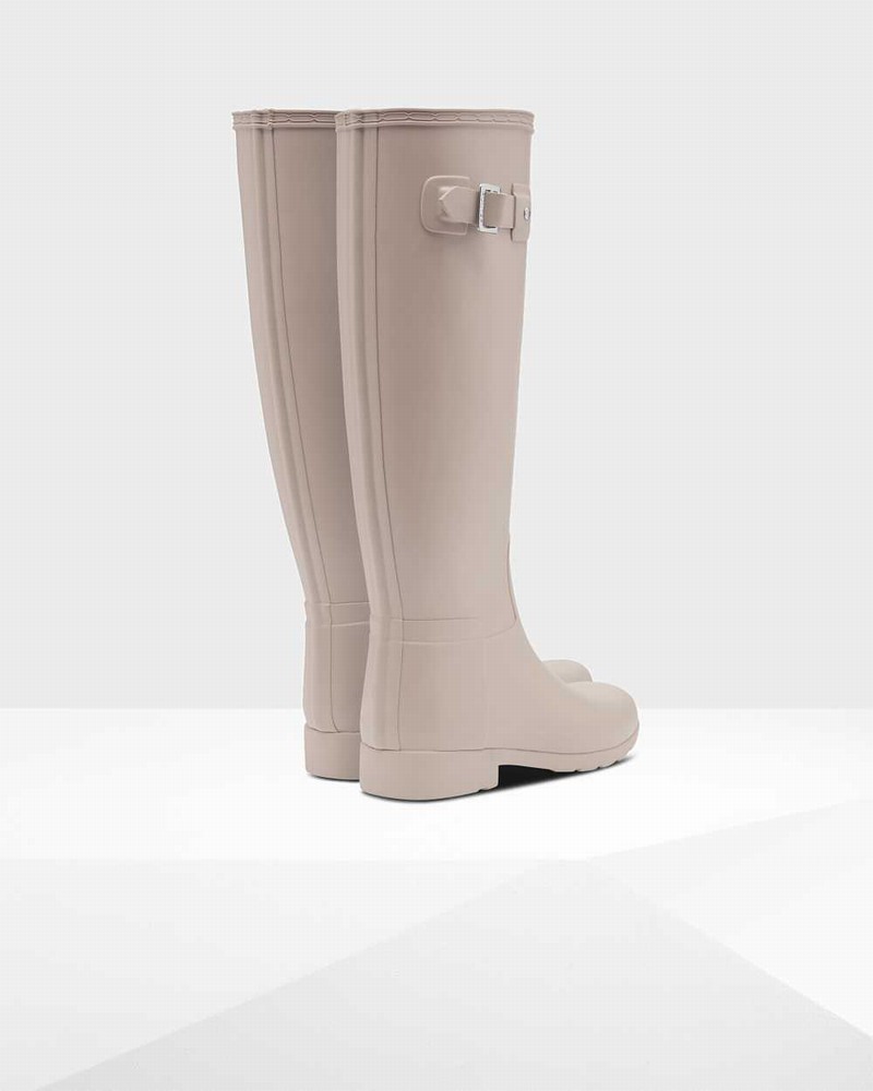 Botas Wellington Hunter Refined Slim Fit Tall Feminino Cinzentas | 596612261