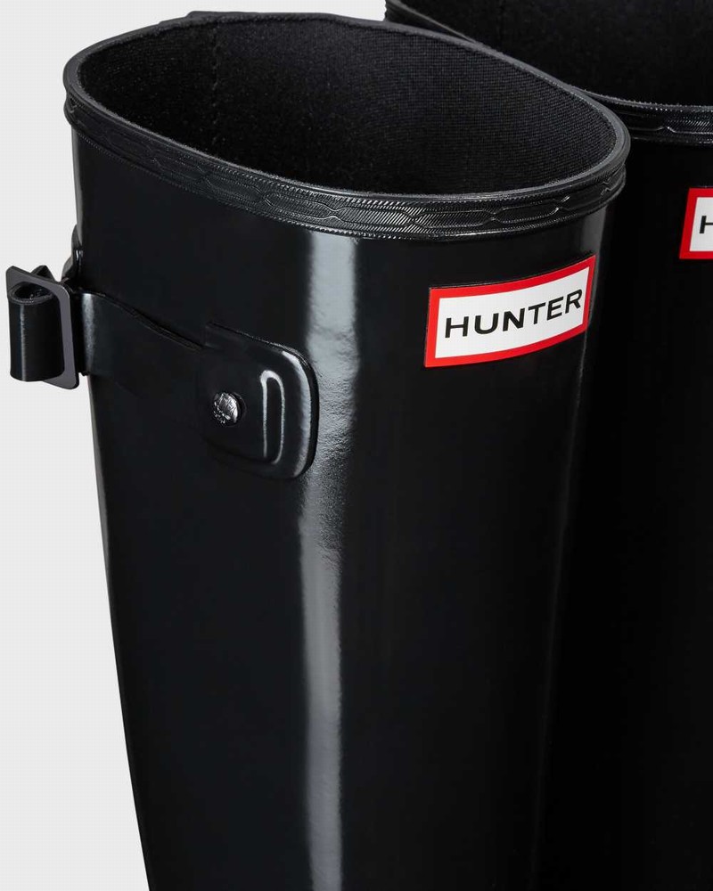 Botas Wellington Hunter Refined Slim Fit Tall Feminino Pretas | 739564805