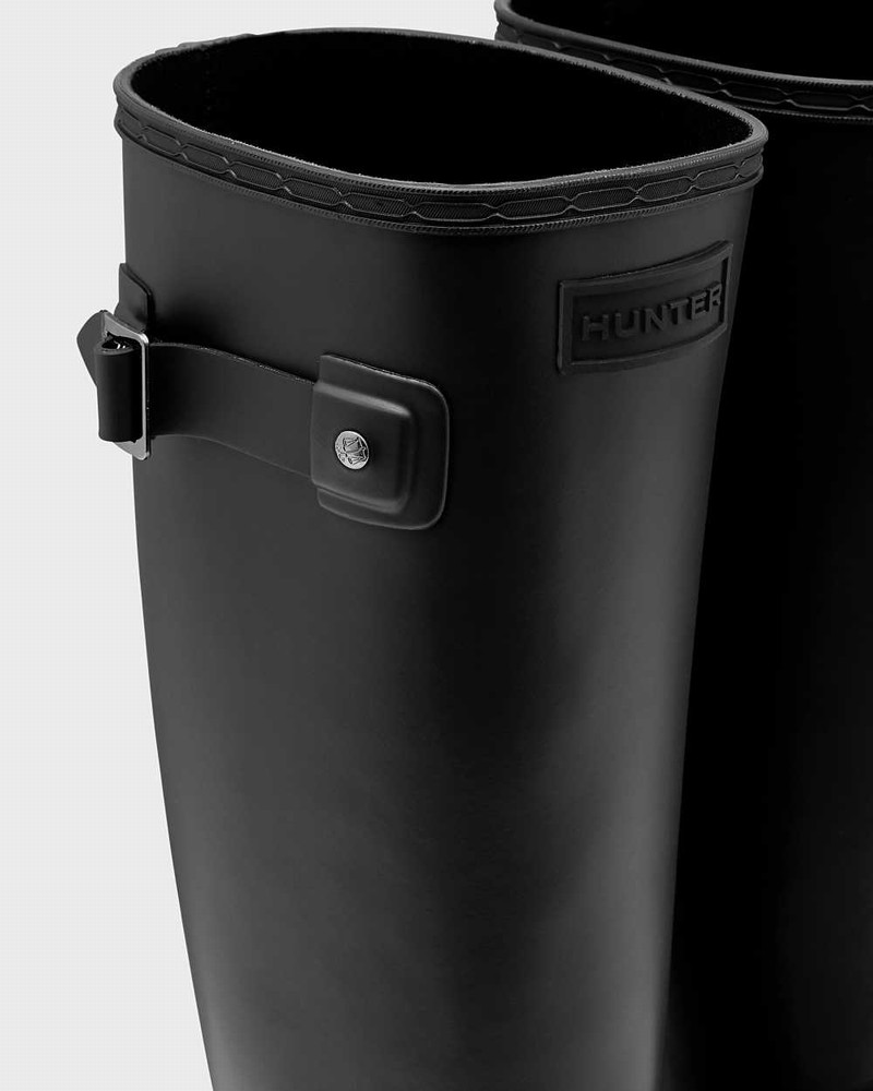 Botas Wellington Hunter Refined Slim Fit Tall Feminino Pretas | 772834942