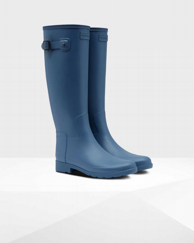 Botas Wellington Hunter Refined Slim Fit Tall Feminino Azuis | 241183229