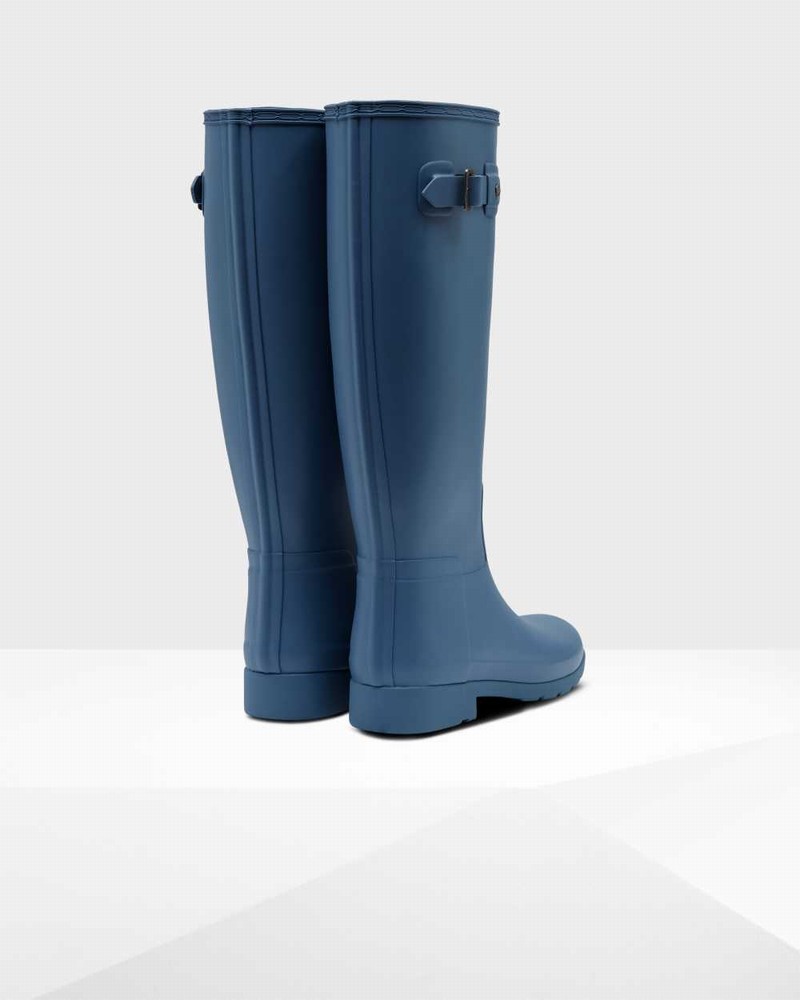 Botas Wellington Hunter Refined Slim Fit Tall Feminino Azuis | 241183229