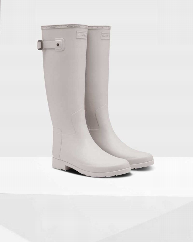 Botas Wellington Hunter Refined Slim Fit Tall Feminino Cinzentas | 691172671