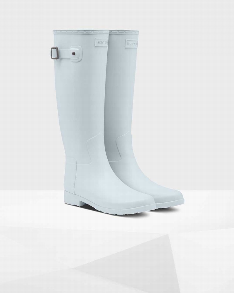 Botas Wellington Hunter Refined Slim Fit Tall Feminino Cinzentas | 398758171