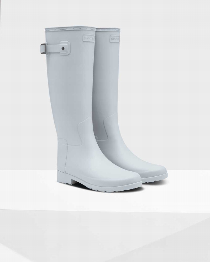 Botas Wellington Hunter Refined Slim Fit Tall Feminino Cinzentas | 26224031