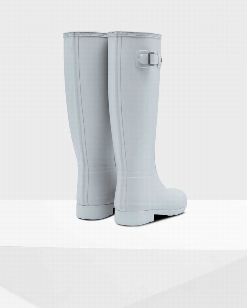 Botas Wellington Hunter Refined Slim Fit Tall Feminino Cinzentas | 26224031