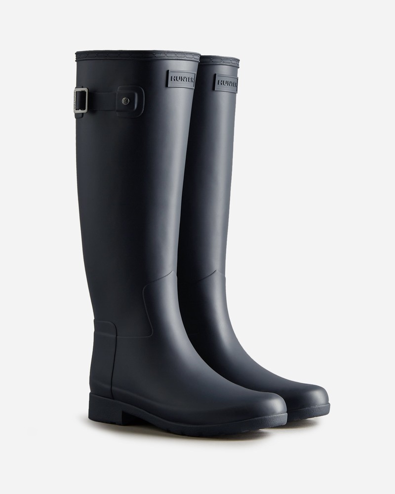Botas Wellington Hunter Refined Slim Fit Tall Feminino Azul Marinho | 426463426