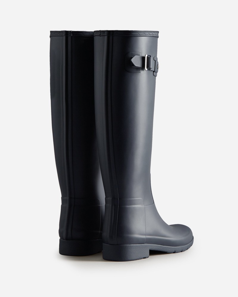 Botas Wellington Hunter Refined Slim Fit Tall Feminino Azul Marinho | 426463426