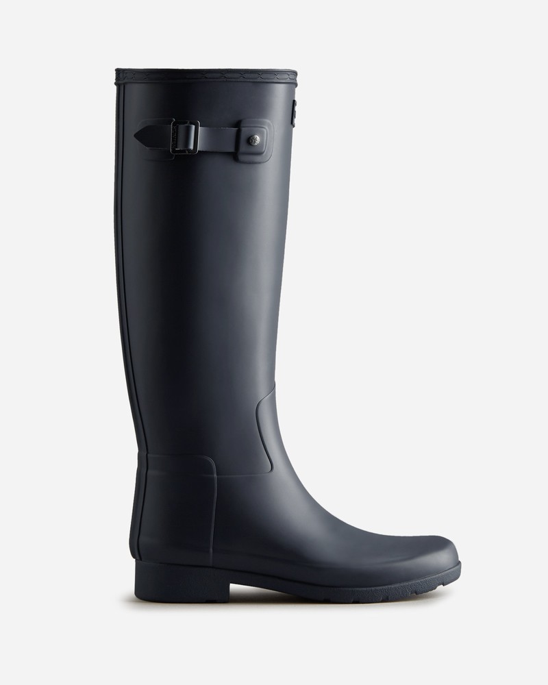 Botas Wellington Hunter Refined Slim Fit Tall Feminino Azul Marinho | 426463426
