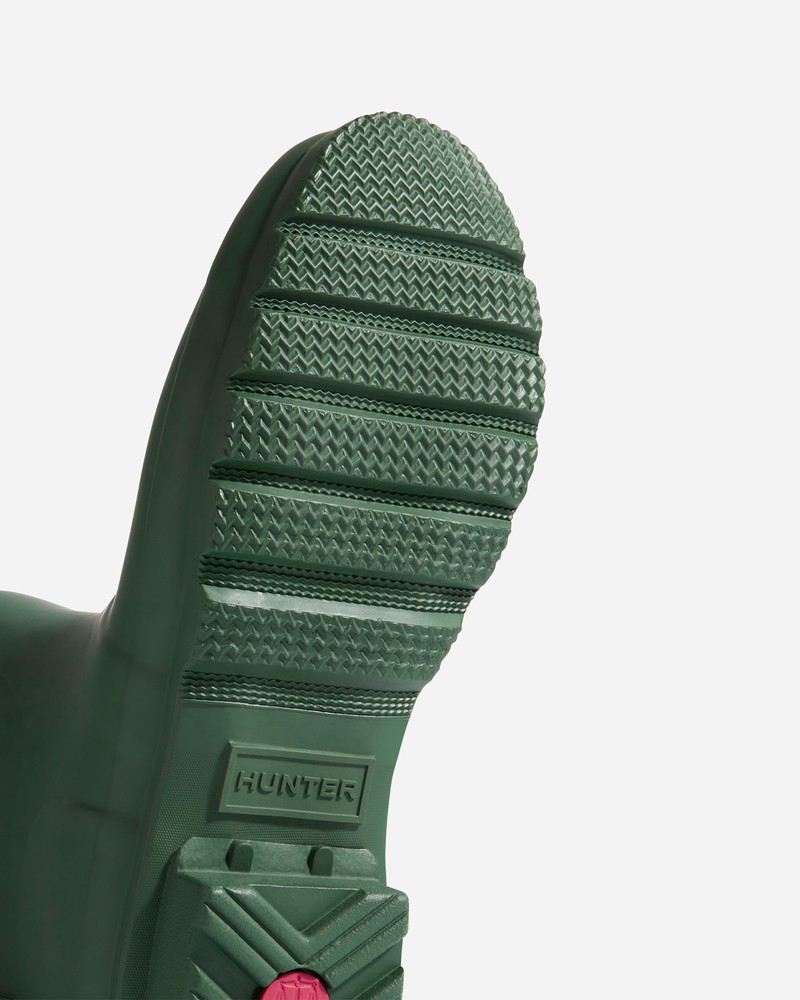 Botas Wellington Hunter Short Back Adjustable Feminino Verdes | 509547039