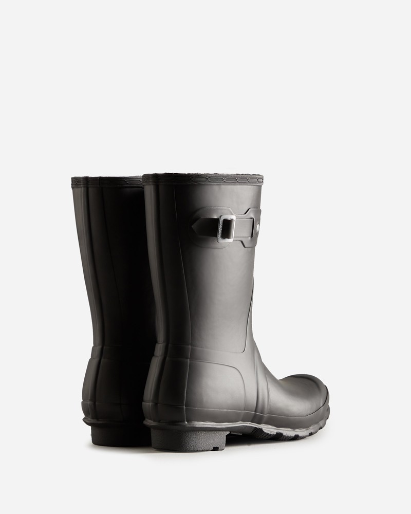 Botas Wellington Hunter Short Insulated Feminino Pretas | 73684834