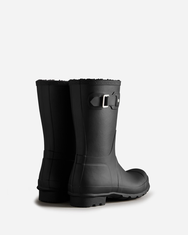 Botas Wellington Hunter Short Insulated Masculino Pretas | 947586663