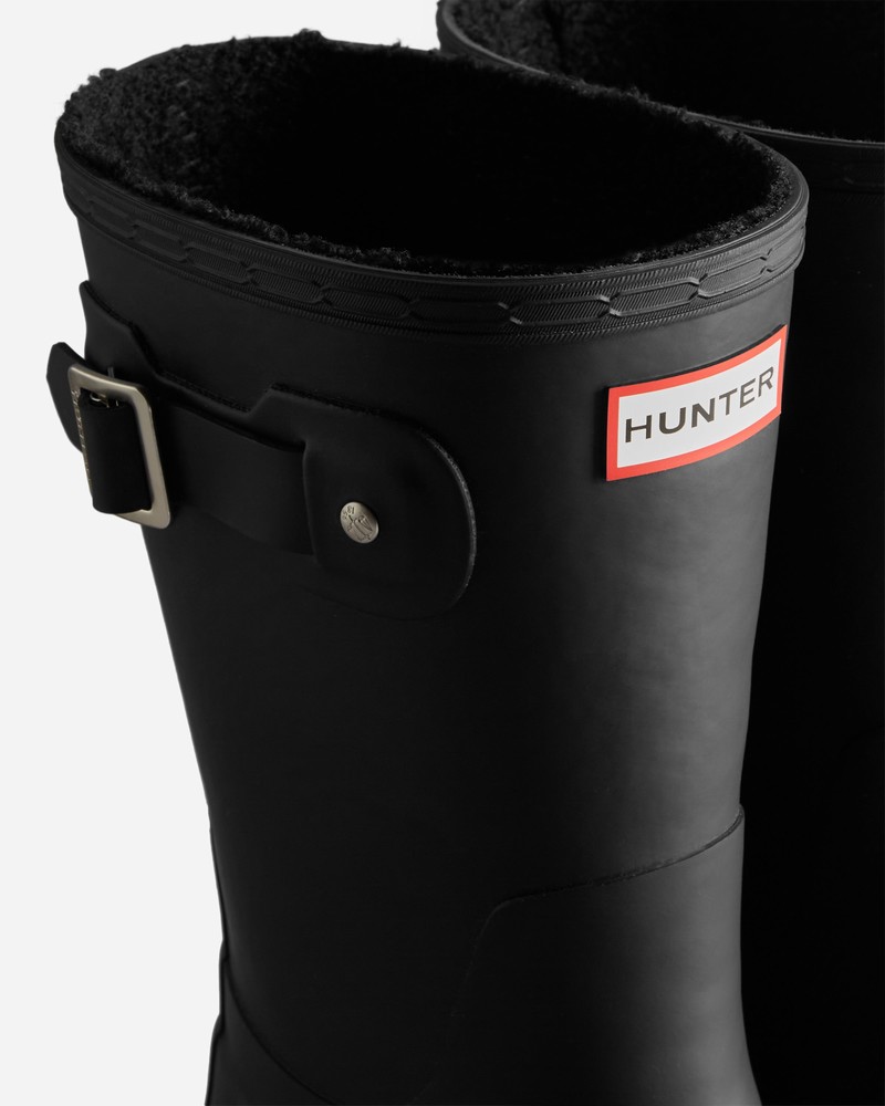 Botas Wellington Hunter Short Insulated Masculino Pretas | 947586663