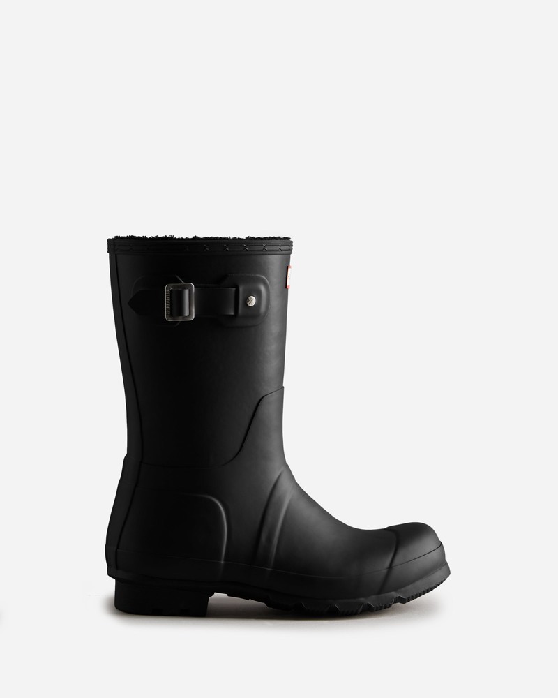 Botas Wellington Hunter Short Insulated Masculino Pretas | 947586663