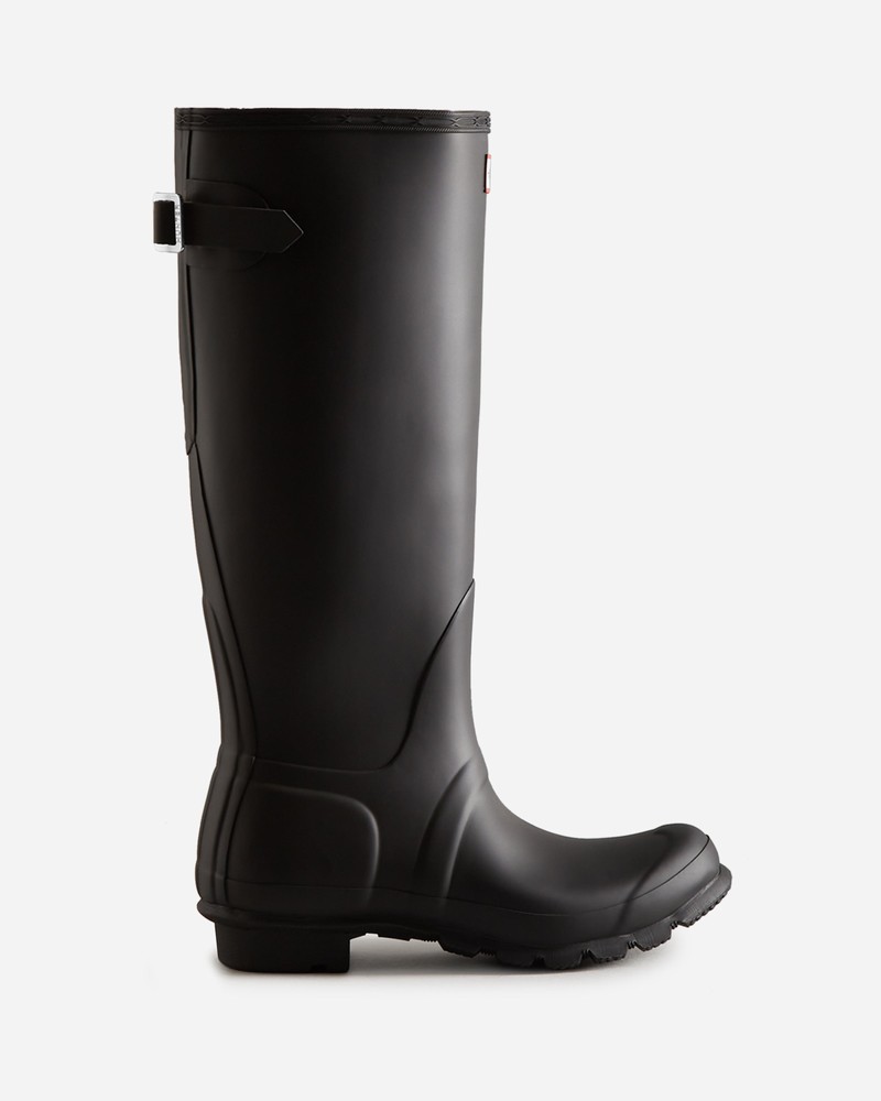 Botas Wellington Hunter Tall Back Adjustable Feminino Pretas | 916027831