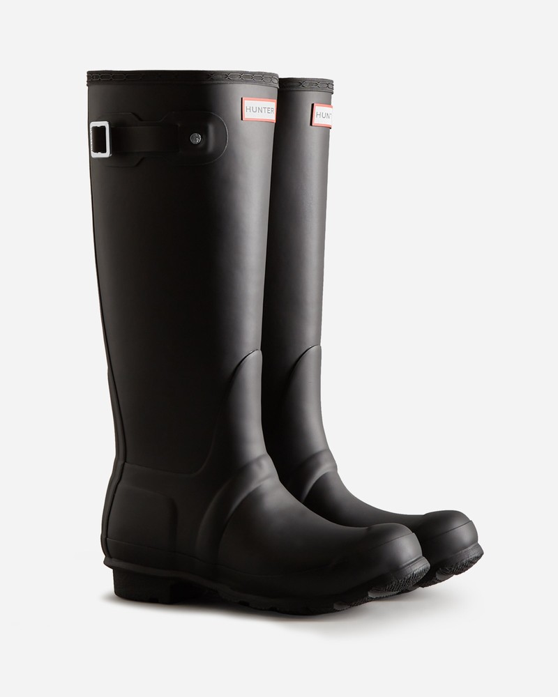 Botas Wellington Hunter Tall Insulated Feminino Pretas | 454202990