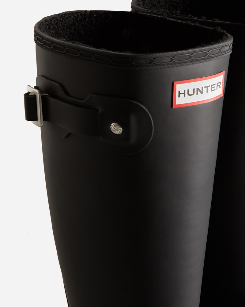 Botas Wellington Hunter Tall Insulated Feminino Pretas | 454202990