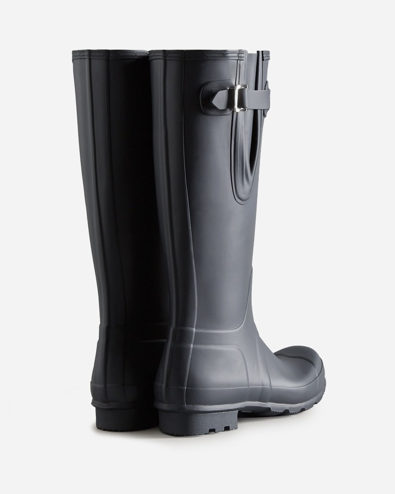 Botas Wellington Hunter Tall Side Adjustable Masculino Azul Marinho | 532020652