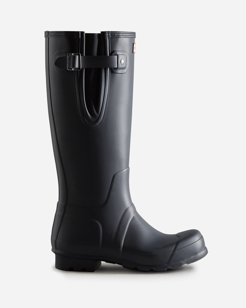 Botas Wellington Hunter Tall Side Adjustable Masculino Azul Marinho | 532020652