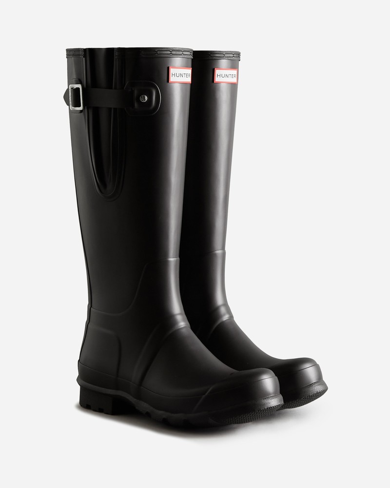 Botas Wellington Hunter Tall Side Adjustable Masculino Pretas | 503851206