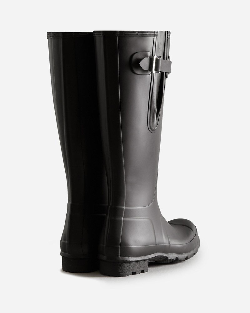 Botas Wellington Hunter Tall Side Adjustable Masculino Pretas | 503851206