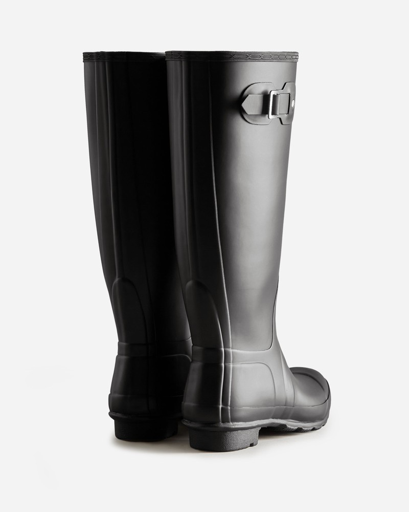 Botas Wellington Hunter Tall Wide Fit Feminino Pretas | 690516471