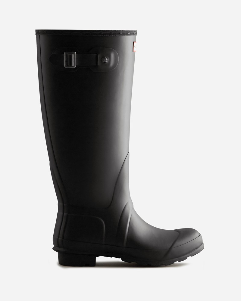 Botas Wellington Hunter Tall Wide Fit Feminino Pretas | 690516471