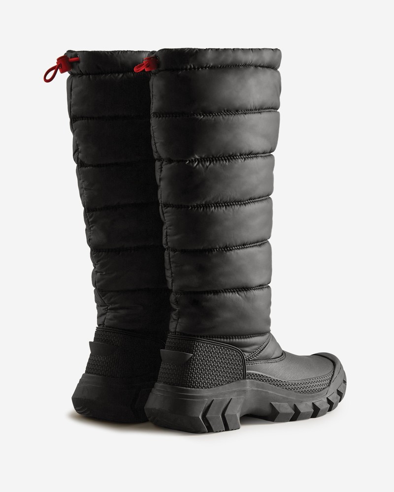Botas de Neve Hunter Intrepid Insulated Tall Feminino Pretas | 862396002