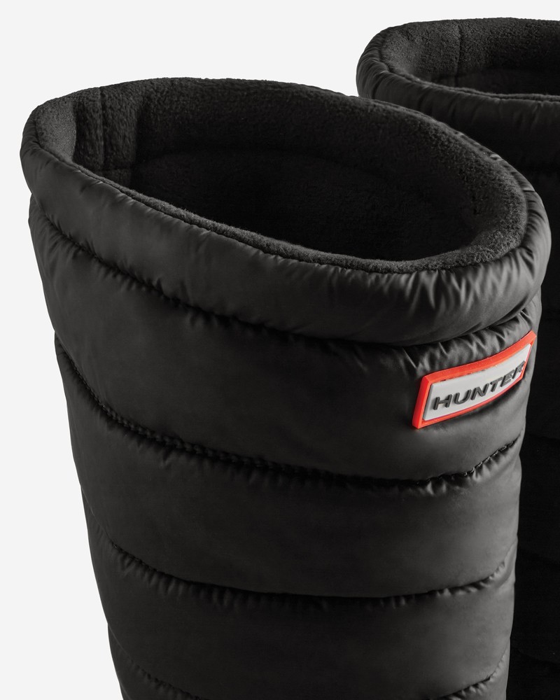 Botas de Neve Hunter Intrepid Insulated Tall Feminino Pretas | 862396002