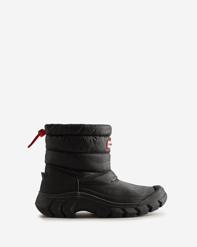 Botas de Neve Hunter Intrepid Short Feminino Pretas | 233653309