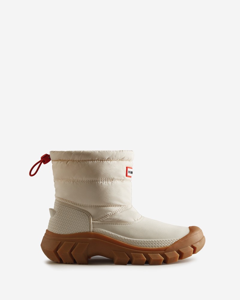Botas de Neve Hunter Intrepid Short Feminino Branco | 496530600
