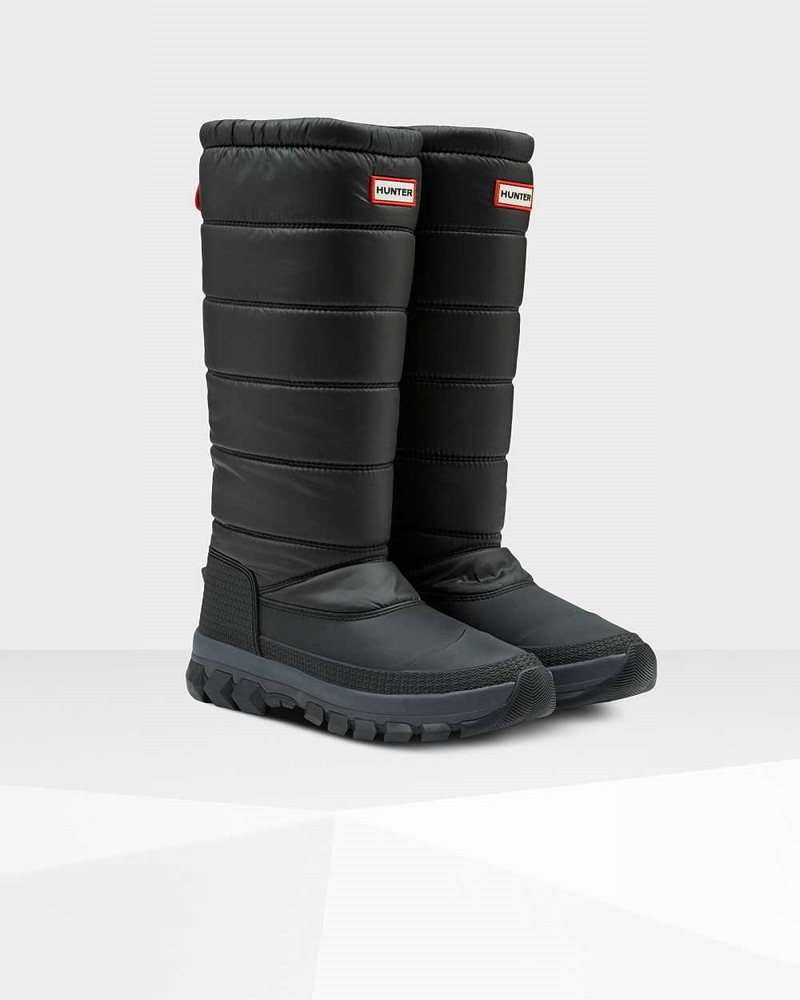 Botas de Neve Hunter Original Insulated Tall Feminino Pretas | 547729437