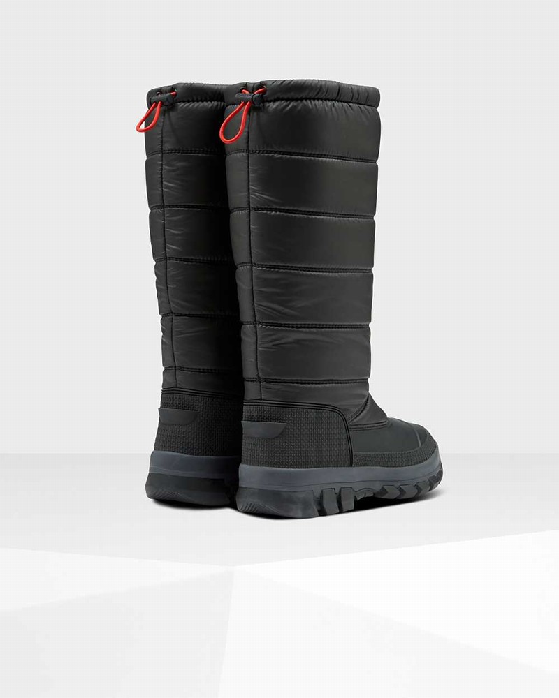 Botas de Neve Hunter Original Insulated Tall Feminino Pretas | 547729437