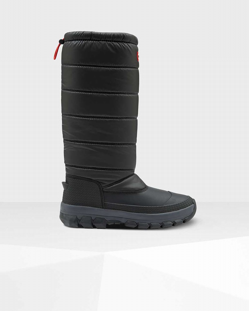 Botas de Neve Hunter Original Insulated Tall Feminino Pretas | 547729437