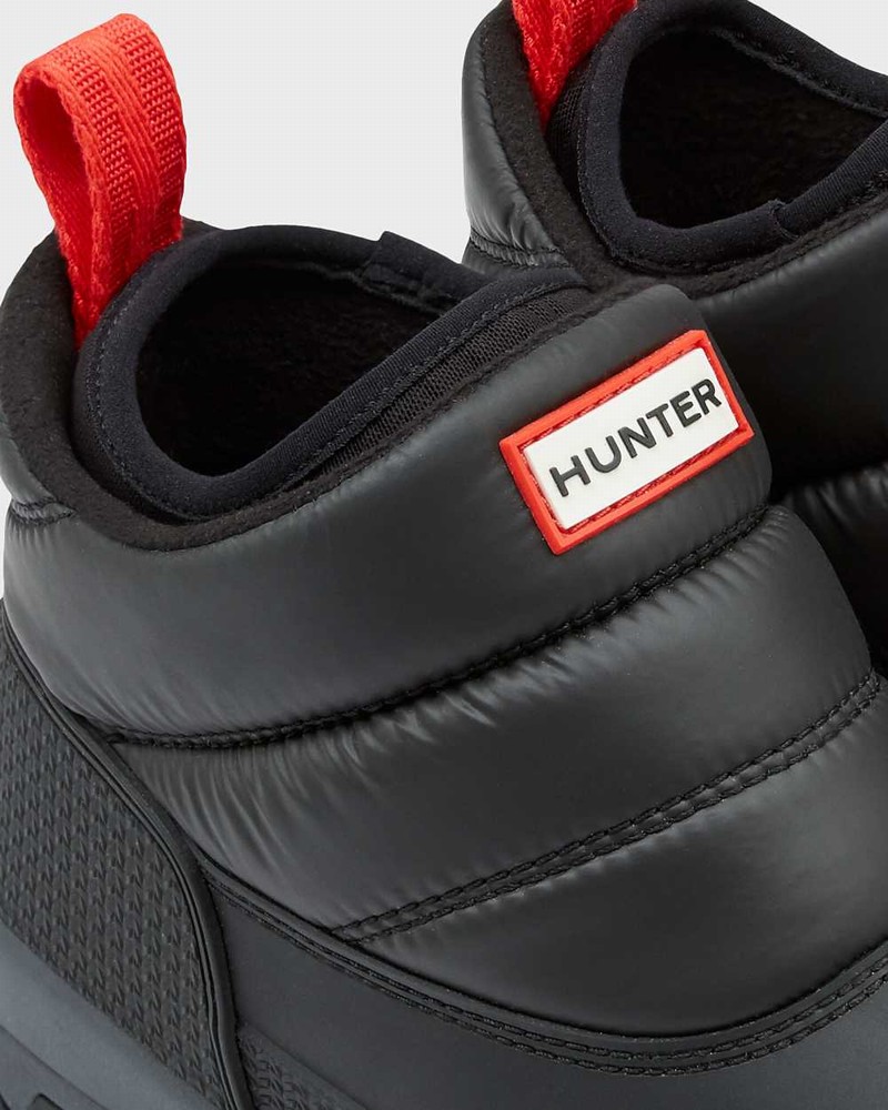 Botas de Neve Hunter Original Insulated Ankle Feminino Pretas | 622728543