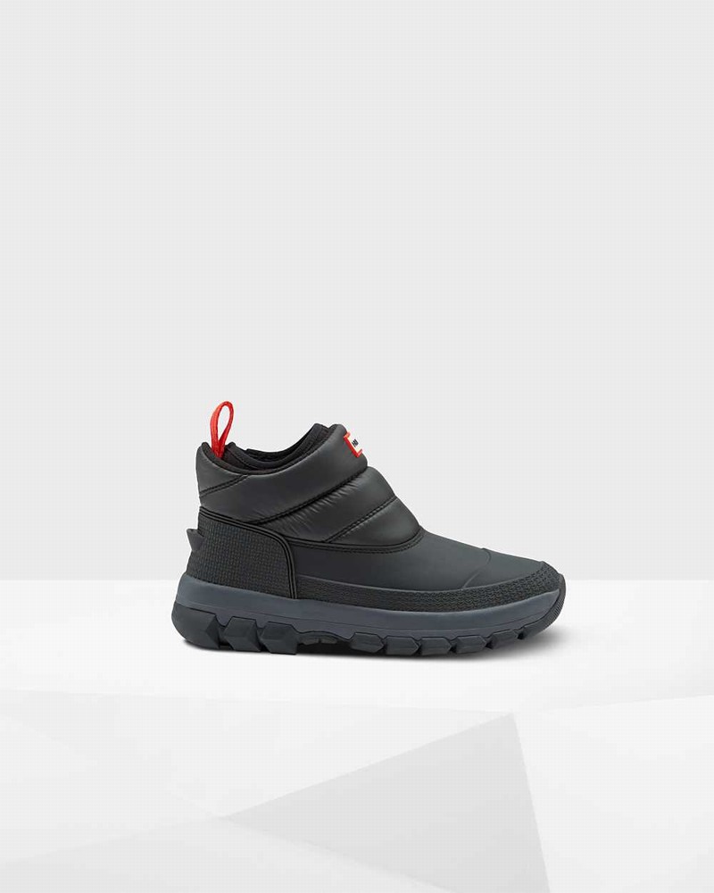 Botas de Neve Hunter Original Insulated Ankle Feminino Pretas | 622728543