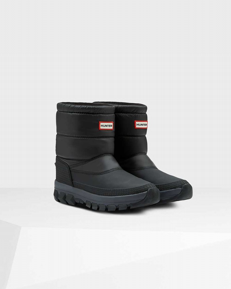 Botas de Neve Hunter Original Insulated Short Feminino Pretas | 51432049
